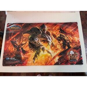 World of Warcraft WoW TCG Reign of Fire Epic Collection Playmat, New